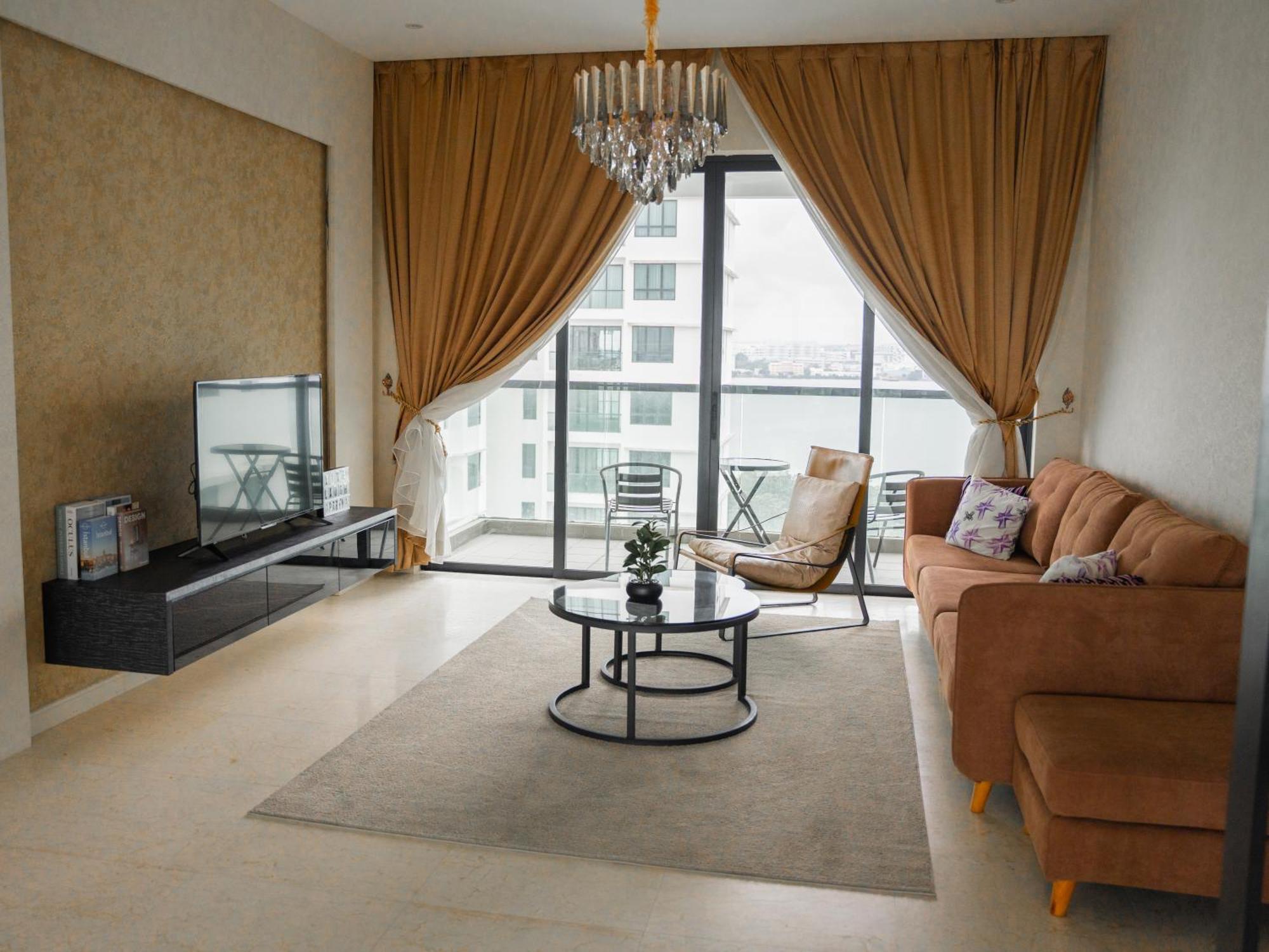 Artistic Marina View 3br Permas W Bathtub & Seaview Balcony Permas By Our * Johor Bahru