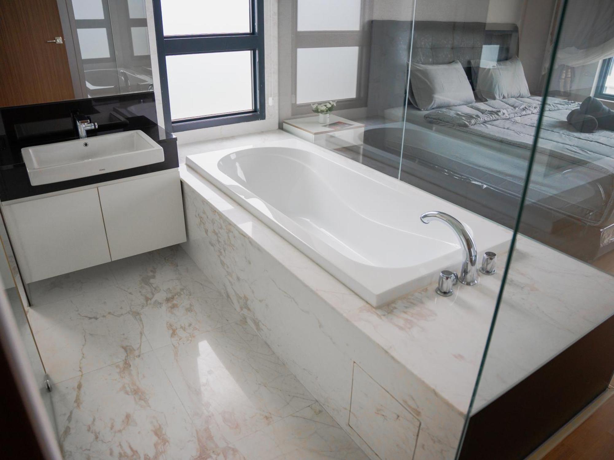 Artistic Marina View 3br Permas W Bathtub & Seaview Balcony Permas By Our * Johor Bahru